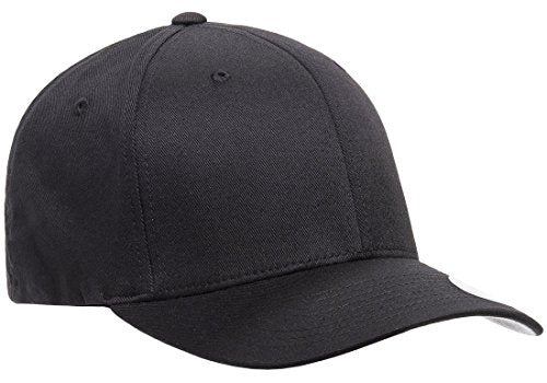 Flexfit 6277 Wooly Combed Twill Cap Black