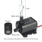 ZIEM Ultra-Quiet Mini USB DC5V 4.8W 300L/H Lift 300cm Brushless Water Pump Waterproof Submersible Fountain with Flow Adjustment Function
