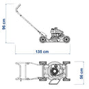 Tramontina 79747401 CC45M 450 mm Cutting Range Lawnmower with Metallic Chassis and 4HP Combustion Engine