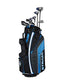 Callaway Men's Strata Ultimate Complete Golf Set (16-Piece), Mens, Callaway Strata Ultimate '19 Package Set (Men's Right Hand, Steel, 14 Piece Package Set), 4PKR190816067, Blue, Regular