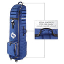 Samsonite Padded Golf Travel Bag with Spinner Wheels and Detachable Shoe Bag, Navy, 51”H x 17”W x 14”D
