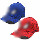 XRHOT Children's Baseball Caps Kids Cartoon Peaked Cap 2PCS Baseball Cap SpiderM/an Design One Size Baseball Cap for Summer Baseball Caps Summer Sun Hats with Velcro Fastening, red、blue