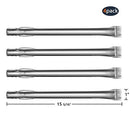 Hongso SBI521(4-Pack) Stainless Steel Burner Replacement for Select Brinkmann and Charmglow Gas Grill Models (15 5/16