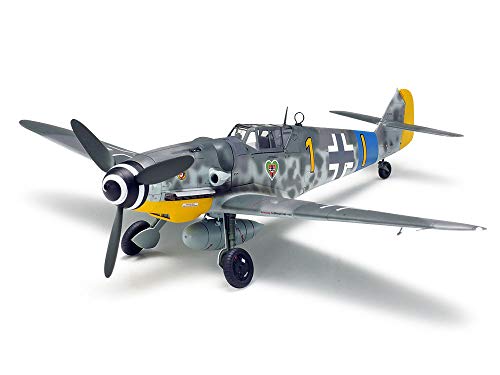 Tamiya 1:48 Scale Messerschmitt BF109 G-6 with Kubelwagen Type 82 Aircraft Model Kit