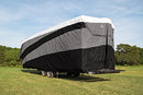 Camco ULTRAGuard Supreme RV Cover-Extremely Durable Design Fits Fifth Wheel Trailers 23' -25', Weatherproof with UV Protection and Dupont Tyvek Top (56142)