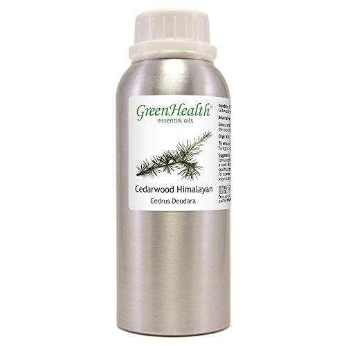 Cedarwood Himalayan Essential Oil - 8 fl oz - Aluminum Bottle - 100% Pure Essential Oil - GreenHealth