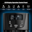 Cobuy 2 in 1 Ice Maker with Water Dispenser, Countertop Ice Cube Maker with LED Display, 9 Cubes Ready in 6-12 Min, 2L Water Tank Perfect for Home/Office/Bar/RV (Black)