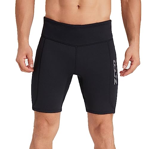 ZCCO Wetsuit Pants Shorts Men Women 2mm Neoprene Shorts for Swimming Surfing Snorkeling Diving Boating Scuba(Men 4XL)