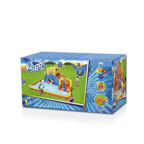 Bestway H2OGO! Super Speedway Mega Water Park, 5.51 x 5.02 x 2.65 Meter