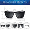 Sirvello Mens Sunglasses Women Polarised UV400 Protection Square