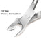 Ejiubas Cuticle Pusher Cuticle Nipper Surgical Grade Stainless Steel Cuticle Trimmer & Cuticle Remover Tool Set for Fingernails & Toenails Pedicure Manicure Tools