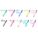 [10 Pack] MEZON Universal Capacitive Touch Screen Stylus Pens – Vibrant Colours, Convenient Size 10cm, Lightweight Design – Compatible with All Tablets and Smartphones