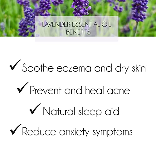 purelyBlack 100% Pure Lavender Essential Oil For Sleep, Hair, Skin, Face Care