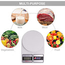 Digital Kitchen Scale, Highly Accurate Multifunction Food Scale 10KG Max, Lightweight and Durable Design, Auto Shut-Off, for Baking and Cooking