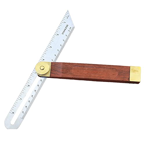 Adjustable Carpentry Square Bevel Gauge, T Bevel Angle Finder Craft Bevel Tool for Craftsman Carpenter Architect Engineer Woodworking