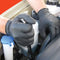 Packware Nitrile Disposable Black Gloves - Latex & Powder Free Work Gloves - Non-Sterile Natural Rubber Gloves for Medical Use, Sensitive Skin, Cleaning and General Use - 100pcs (Large) Black