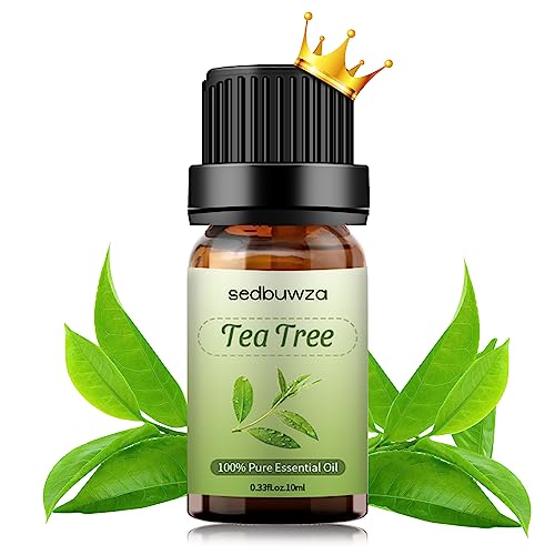 Tea Tree Essential Oil, 100% Pure Organic Aromatherapy Gift Oils for Diffuser, Humidifier, Soap, Candle, Perfume