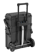 STANLEY FATMAX Cantilever Rolling Toolbox Trolley, 4 Level Workstation with Portable Tote Tray for Tools and Small Parts, 1-94-210