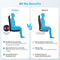 Comfier Shiatsu Back Massager with Heat -Deep Tissue Kneading Massage Seat Cushion, Massage Chair Pad for Full Back Pain Relief, Electric Body Massager for Home or Office Chair use