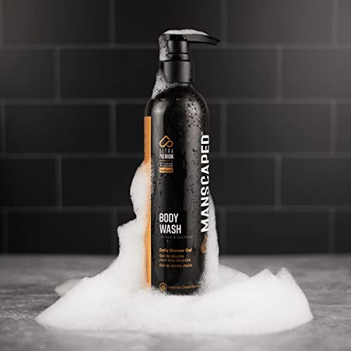 MANSCAPED™ Men’s UltraPremium Body Wash, Luxurious Clean Formula Infused with Aloe Vera and Sea Salt, Refreshing and Nourishing Daily Shower Gel for Hydrating Skin, (16 oz)