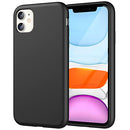 JETech Silicone Case for iPhone 11 6.1-Inch, Silky-Soft Touch Full-Body Protective Case, Shockproof Cover with Microfiber Lining (Black)