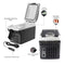 Wagan EL6206 12V 6 Quart Personal Thermoelectric, 6 Liter Capacity, Portable Electric Cooler Warmer with 12/24V DC, Small Fridge for Car, RV, and Camping Use, UL Listed