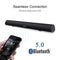80Watt 34Inch Sound bar, Bestisan Soundbar Bluetooth 5.0 Wireless and Wired Home Theater Speaker (DSP, Bass Adjustable, Optical Cable Included, 90-Day Trial, 2019 Upgraded)