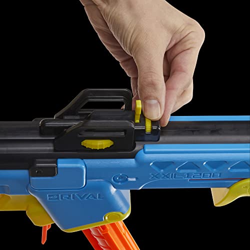 NERF Rival Pathfinder XXII-1200 Blaster, Most Accurate Rival System, Adjustable Sight, 12-Round Magazine, 12 Rival Accu-Rounds