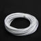 Bettomshin Length 32.8Ft PET Braided Cable Sleeve, Width 4mm Expandable Braided Sleeve for Sleeving Protect and Beautify The Industrial, Electric Wire Electric Cable Silver and White