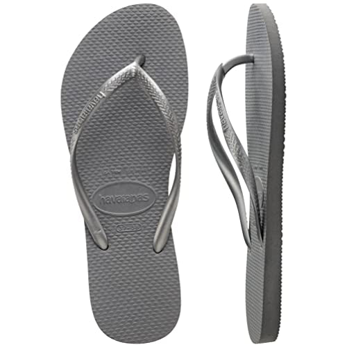 Havaianas womens 4000030 Flip Flop Sandals Grey Size: 11-12