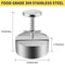 ASJIADE Burger Press, Stainless Steel Adjustable Hamburger Patty Maker Nonstick Burger Press Mold Maker with Spring Button,Easy Release Hamburger Patty Press for Beef,Burgers and Cooking-BPA Free