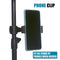 GLEAM Sheet Music Stand - 5 in1 Desktop Book Stand Metal with Carrying Bag Folder and Clamp