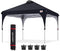 ABCCANOPY Outdoor Pop up Canopy Tent 8x8 Camping Sun Shelter-Series, Black