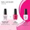 OPI Nail Lacquer, Up to 7 Days of Wear, Chip Resistant and Fast Drying Nail Polish, Barefoot in Barcelona, 15ml