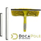 DocaPole Window Squeegee + Scrubber Combo Attachment (w/3 Squeegee Blades) for Window Cleaning//Multi-Angle Window Washer Accessory for Extension Pole//DocaPole Attachment