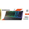SteelSeries Apex 3 Whisper Quiet IP32 Water & Dust-Resistant Gaming Keyboard - Prism 10-Zone RGB Illumination - Premium Magnetic Wrist Rest