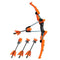 Zing Air Storm Z-Tek Bow Pack, 1 Orange Bow, 2 Orange Zonic Whistle Arrows and 2 Orange Suction Cup Arrows, Shoots Arrows Over 150 Feet