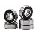 AcbbMNS 10 Pack 6200-2RS Ball Bearing 10x30x9mm Rubber Sealed Ball Bearing Deep Groove for Skateboards Inline Skate Scooter Roller (6200-2RS 10x30x9mm)