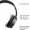 Srhythm NC35 Noise Cancelling Headphones, Bluetooth 5.3 Wireless Headphones, Fast Charge Over-Ear Lightweight Headset with Microphones,Mega Bass 50+ Hours’ Playtime