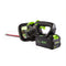 GreenWorks 24-Inch 40V Cordless Hedge Trimmer, 3Ah Battery, HT-240