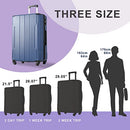Merax Luggage Set 3 Piece Expandable Lightweight Spinner Suitcase with Corner Guards, Blue., 3-Piece Set (20/24/28), Merax Luggage Set 3 Piece Expandable Lightweight Spinner Suitcase With Corner Guards (Blue.)