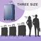 Merax Luggage Set 3 Piece Expandable Lightweight Spinner Suitcase with Corner Guards, Blue., 3-Piece Set (20/24/28), Merax Luggage Set 3 Piece Expandable Lightweight Spinner Suitcase With Corner Guards (Blue.)
