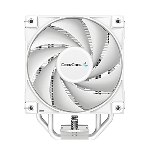 DeepCool AK400 White Performance CPU Cooler, 4 Heat Pipe Tower, High-Performance FDB Fan, 220W Heat Dissipation, Intel LGA1700/1200/1151 AMD AM4