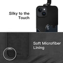 JETech Silicone Case Compatible with iPhone 13 6.1-Inch, Silky-Soft Touch Full-Body Protective Case, Shockproof Cover with Microfiber Lining (Black)