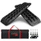 X-Bull Recovery Tracks with Bag and Mounting Pin Set 4x4 Recovery Boards Offroad 4wd Tracks 22046LBS/10000KG Stand for Automotive Accessories Tires and Wheels in The Sand Mud Snow(GEN 3.0 Black)