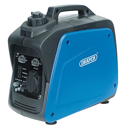 Draper Tools 95176 Petrol Inverter Generator, 700W