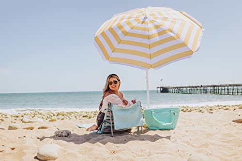 Picnic Time ONIVA - a Brand Beachcomber Portable Beach Mat, Soft Beach Lounger, Backpack Beach Chair & Tote