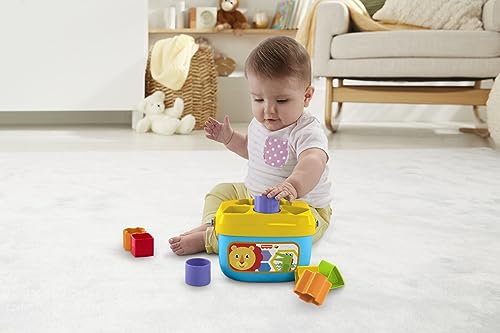 Fisher-Price Rock-A-Stack Baby Toy, Classic Ring Stacking Toy for Infants and Toddlers & Baby's First Blocks