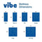 Vibe 12-Inch Gel Memory Foam Mattress Queen