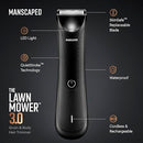 MANSCAPED™ Electric Groin Hair Trimmer, The Lawn Mower™ 3.0, Replaceable Ceramic Blade Heads, Waterproof Wet / Dry Clippers, Standing Recharge Dock, Ultimate Male Hygiene Razor